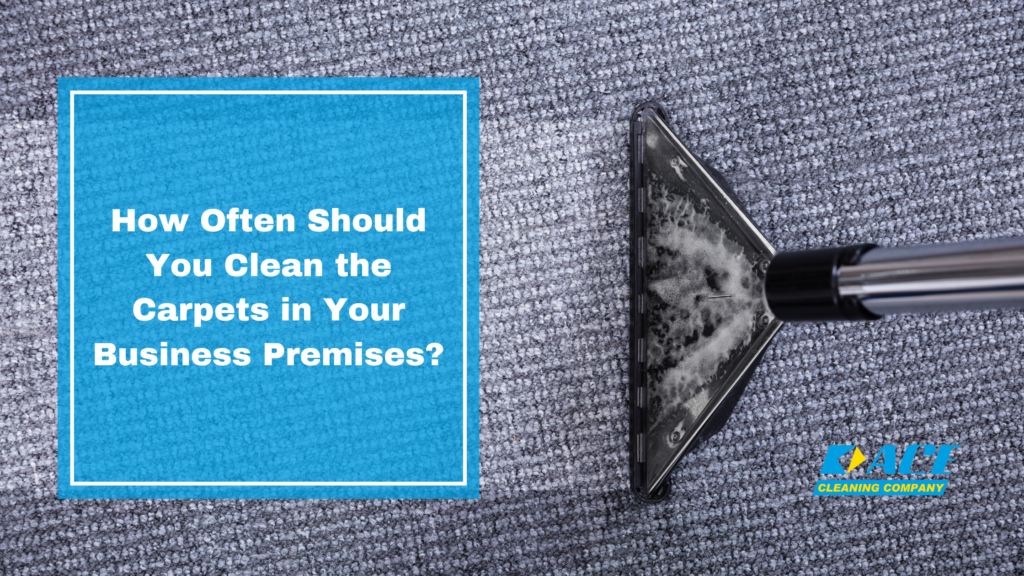 How often should you clean your carpets in your office?